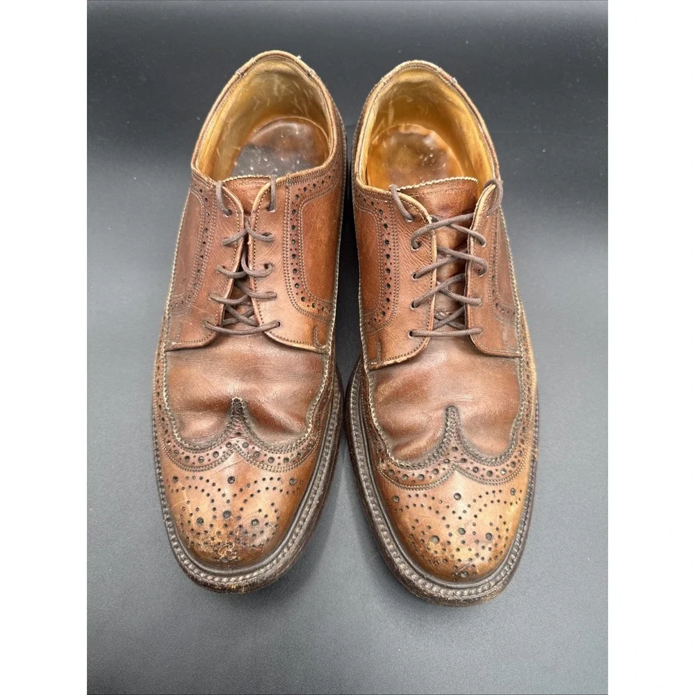 FLORSHEIM Imperial Quality Leather Wingtip Oxford Dress Shoes Men's Size 7.5D